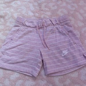 nike baby pink shorts